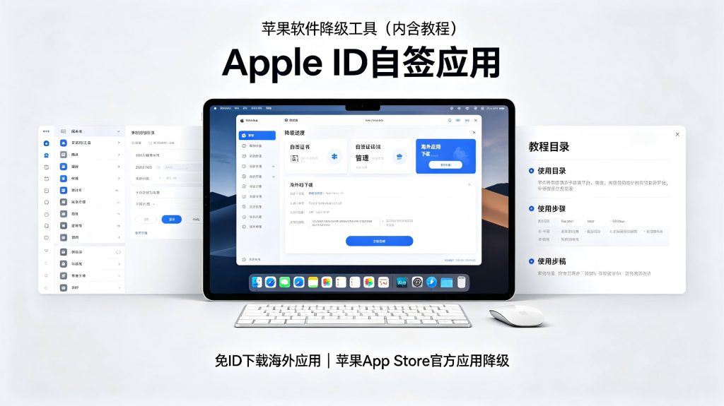 苹果软件降级工具，App Store官方应用降级与Apple ID自签教程-亮剑学堂
