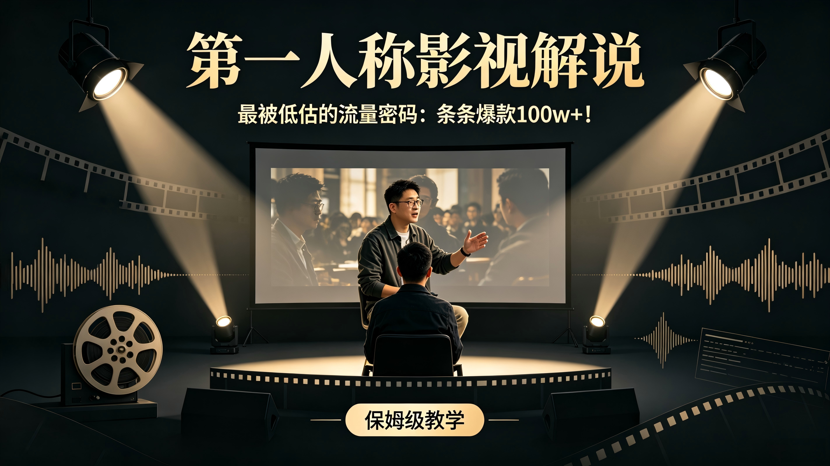 最被低估的流量密码:第一人称影视解说,条条爆款100w+!【保姆级教学】-亮剑学堂
